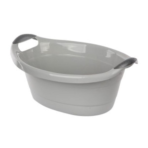 Miska / wanienka plastikowa Artgos owalna szara 14 l