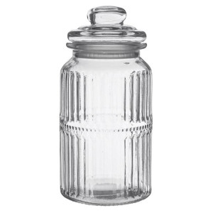 Słoik pojemnik szklany na produkty sypkie Relief 1250 ml