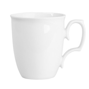 Kubek do kawy i herbaty porcelanowy MariaPaula Biała Karolina 360 ml