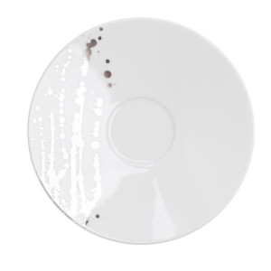 Splendor Spodek 16cm Biały Platyna