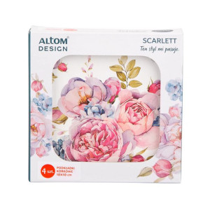 Scarlett Zestaw 4 Podkładek 10x10 Cm Color Box