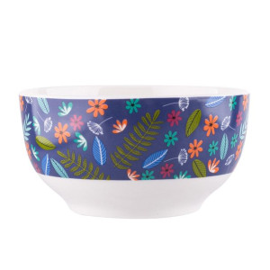 Miska salaterka porcelanowa Folk 400 ml granatowa
