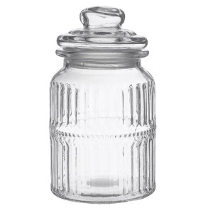 Słoik pojemnik szklany na produkty sypkie Relief 900 ml