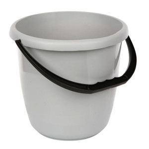 Wiadro plastikowe Artgos Delta 15 l szare