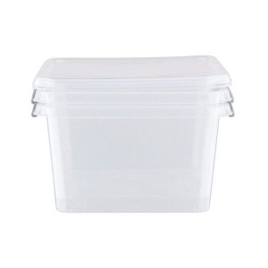 Antibacterial Kpl.2szt Pojemników Do Żywności Kwadratowych 1,15l (3029)