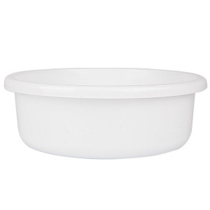Miska na pranie / łazienkowa plastikowa okrągła Bentom Classic Biała 13,5 l