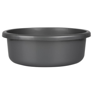 Miska na pranie / łazienkowa plastikowa Bentom Classic Srebrna 13,5 l