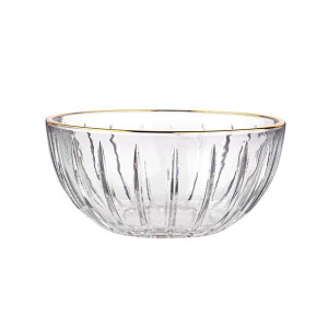 Salaterka szklana ze złotym obrzeżem Venus Gold 12,5 cm