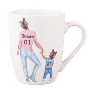 Kubek Baryłka Nbc 300 Ml Dek. Queen Dziewczynka