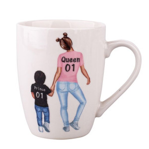 Kubek Baryłka Nbc 300 Ml Dek. Queen Chłopiec