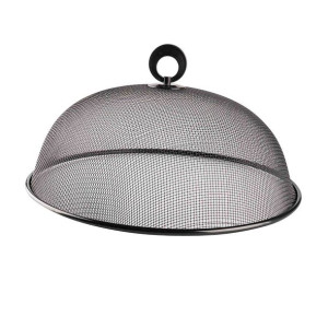 Siatka osłona na owoce czarna 28 cm