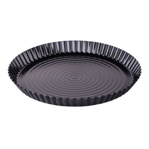 Blacha / forma do pieczenia pizzy i ciasta okrągła SNB czarna 27,5 cm