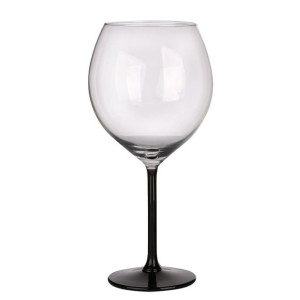 Kieliszek do wina Onyx z czarną nóżką 700 ml