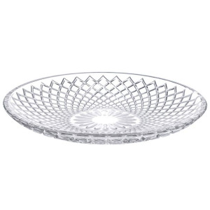 Talerz na ciasto szklany Solaris 24,8 cm