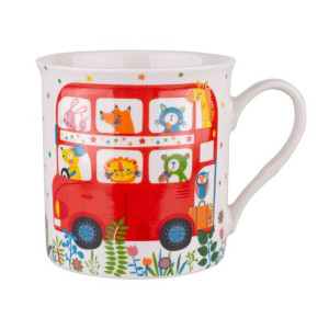 Kubek Prosty Z Wywiniętym Rantem Nbc 250 Ml Dek. London Bus