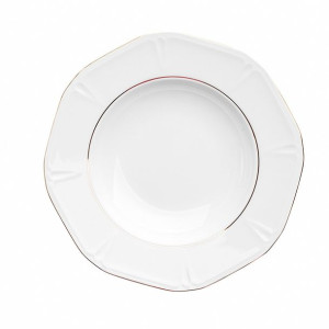 Mariapaula Geometria Złota Linia Talerz Głęboki 24 Cm (l02) N/n Bz