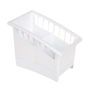 Ociekacz Do Sztućców Biały 170x110x135mm