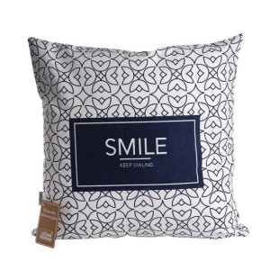 Poszewka na poduszkę dekoracyjna Hampton Smile 40 x 40 cm