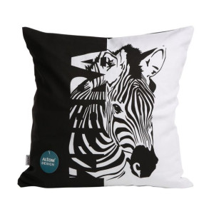 Poszewka na poduszkę bawełniana dekoracyjna Dzikie zwierzęta Zebra 40 x 40