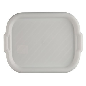 Taca do serwowania plastikowa prostokątna Bentom 39 cm biała