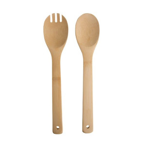 Organic Komplet 2 El. Do Sałaty Bambusowy 30 Cm