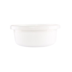 Miska na pranie / łazienkowa plastikowa okrągła Bentom Classic Biała 6,2 l