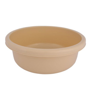 Miska na pranie / łazienkowa plastikowa okrągła Bentom Classic Beżowa 6,2 l