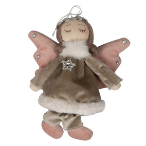 Figurka Anioł 16 Cm Szary N/n Bz