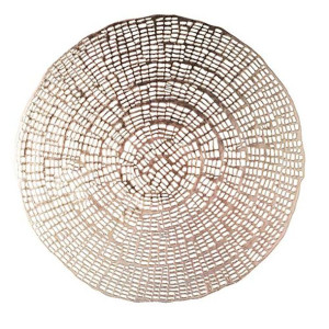Podkładka / mata na stół złota Słoje Drewna 38 cm