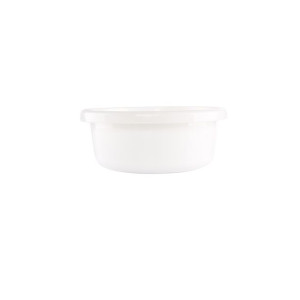 Miska na pranie / łazienkowa plastikowa okrągła Bentom Classic Biała 4 l