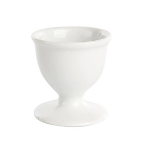 Kieliszek na jajko porcelanowy biały