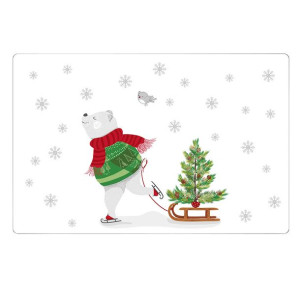 Christmas Bear Mata Stołowa 28x43 Cm