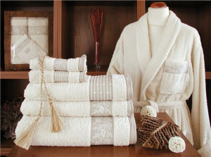 Szlafrok linen xl kwiat