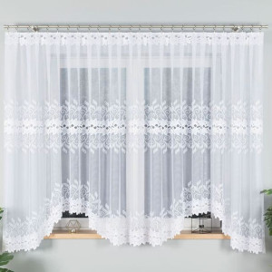 Bastia firanka żakardowa gotowa, szerokość 450 x wysokość 180cm, kolor 001