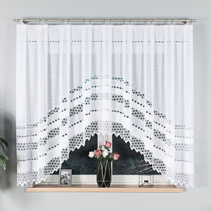 Filomena firanka żakardowa gotowa, szerokość 340 x wysokość 160cm, kolor 00
