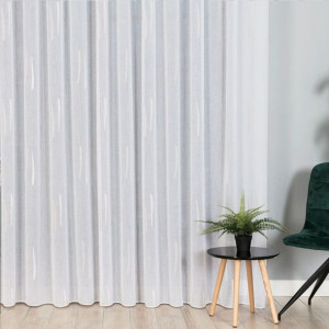 Firanka fantazyjna ze wzorem po całości z ołowianką, wysokość 320cm, kolor