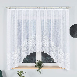 Kinga firanka żakardowa gotowa, szerokość 300 x wysokość 160cm, kolor 001 b