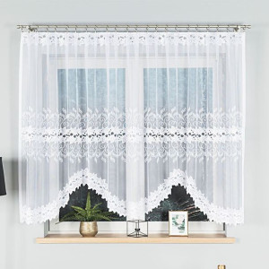 Bastia firanka żakardowa gotowa, szerokość 300 x wysokość 150cm, kolor 001