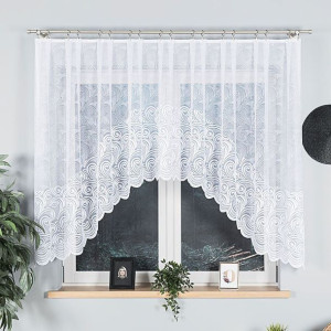 Kinga firanka żakardowa gotowa, szerokość 300 x wysokość 140cm, kolor 001 b