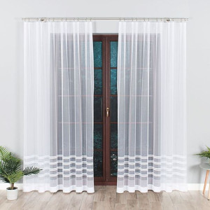 Balbina firanka żakardowa gotowa, szerokość 200 x wysokość 250cm, kolor 001