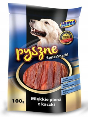 HILTON miękkie piersi z kaczki dla psa 100g