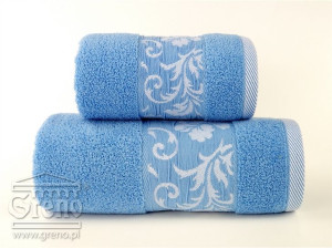 Ręcznik "greno" glamour 70x140 błękit lata