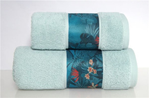 Ręcznik "greno" love it 70x130 aqua