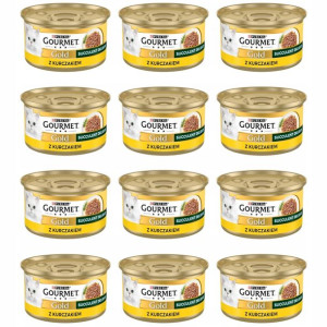GOURMET GOLD Succulent Delights Kurczak 12x85g