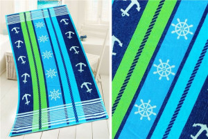 Ręcznik "greno" plażowy 70x140 marine