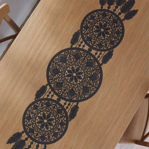 Alia bieżnik żakardowy gotowy, łapacz snów, szerokość 36 x wysokość 140cm,