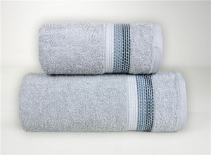 Ręcznik "frotex" ombre 70x140 jasny popielaty