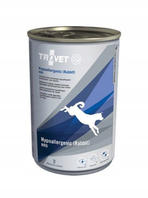 TROVET RRD Hypoallergenic Rabbit dla psa 400g