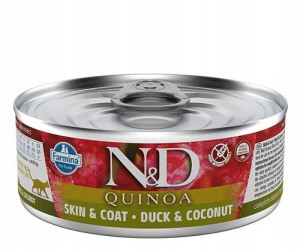 Farmina Cat Quinoa Duck&coconut Adult 80g