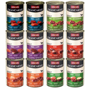 ANIMONDA Grancarno Adult mix 6 smaków 12x400g